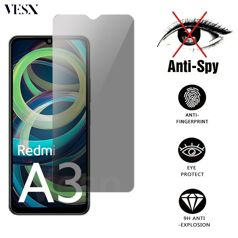 ฟิล์มกระจก ฟิล์มกันเสือก กันมอง Redmi 14C 14R 13 13C 12 12C 10 10C 10A 9 9T 9C 9A A4 A3 A3x Pro A2 A2+ A1 A1+ Plus 4G 5G 2024