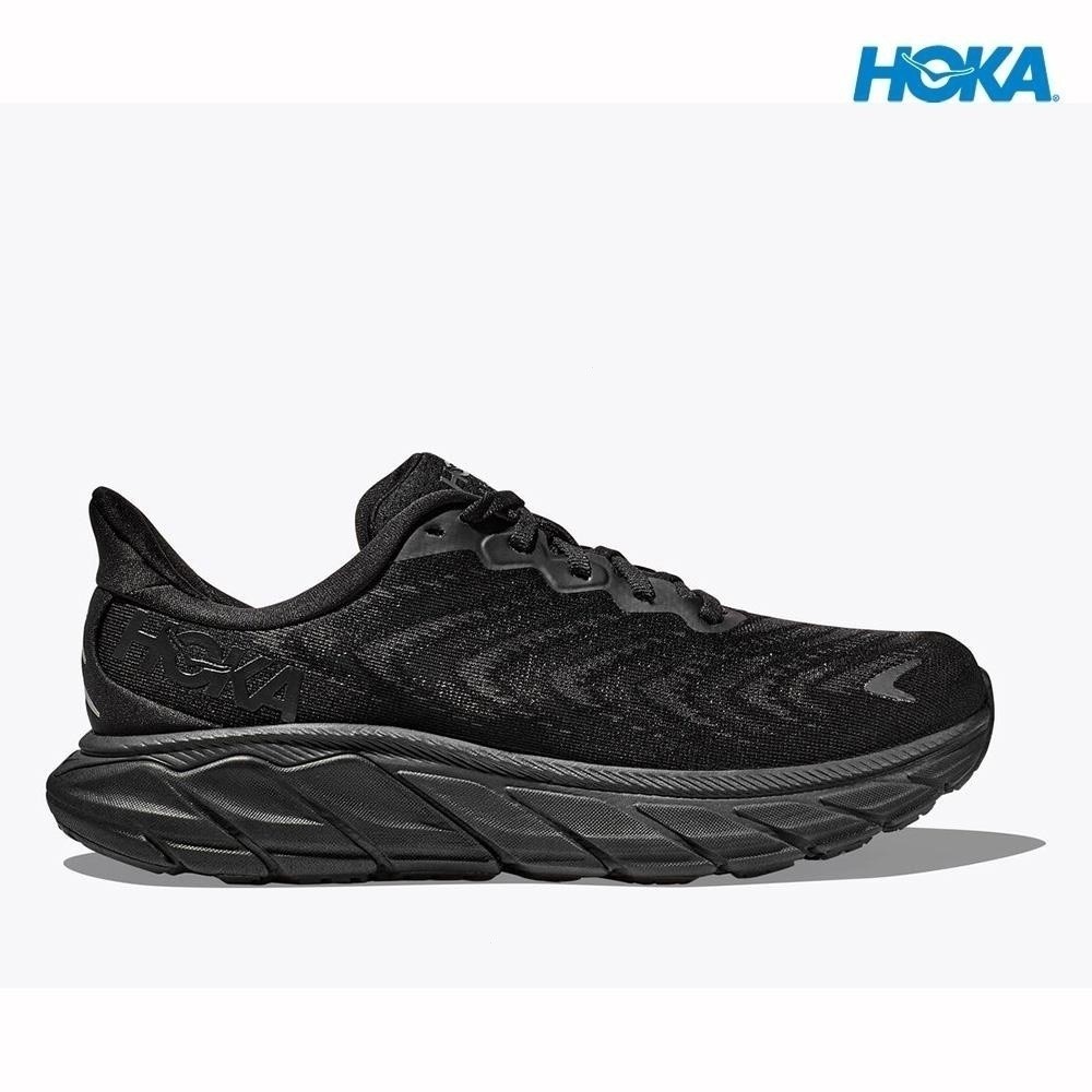 [ขนาด EUR] Hoka Men arahi 6รองเท้าวิ่งกว้างสีดำ/