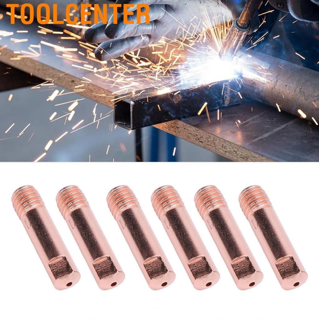 ToolCenter OUMEFAR 60PCS เคล็ดลับการเชื่อม 0.047in อุปกรณ์เชื่อม MIG 1.2 มม. สำหรับ Arcaptain Mig200