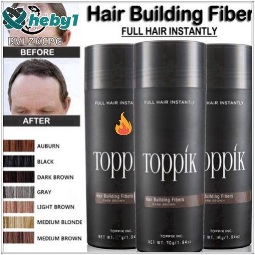 Toppik Hair Repairing Fiber Hair Loss Concealer Powder Save Hairline Natural Material 27.5g heby1