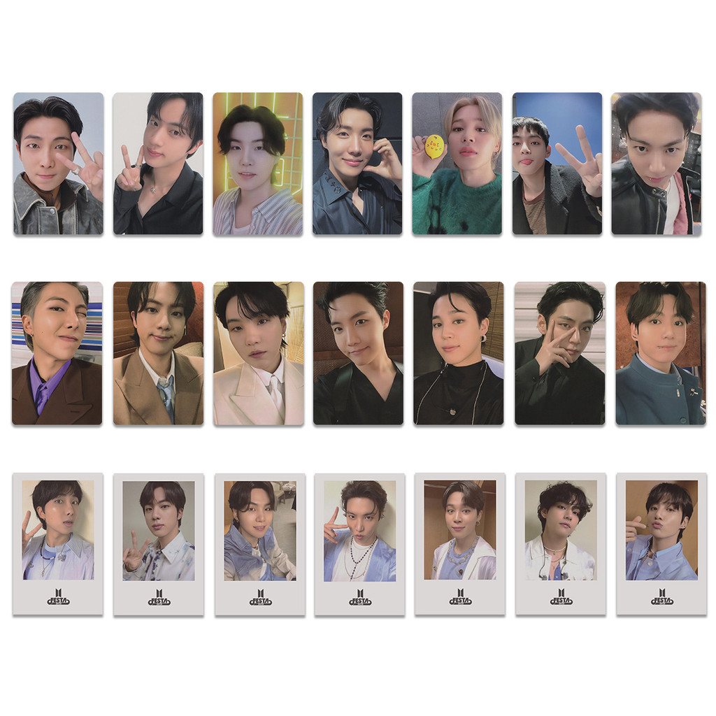 3-11pcs 2025 FESTA ARMY ZONE ของที่ระลึก Lomo การ์ด MERCH BOX9 JIN SOLO ECHO HAPPY Photocards Jung K