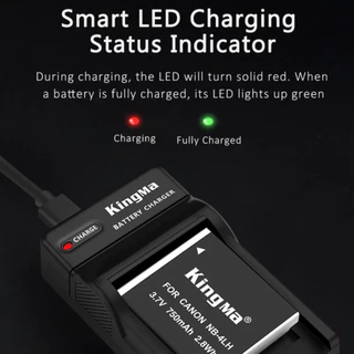 Kingma Canon NB-4LH / NB-4L / NB-4 แบตเตอรี่ แท่นชาร์จ NB4LH / NB4L / NB4 (ประกันศูนย์ 1 ปี)