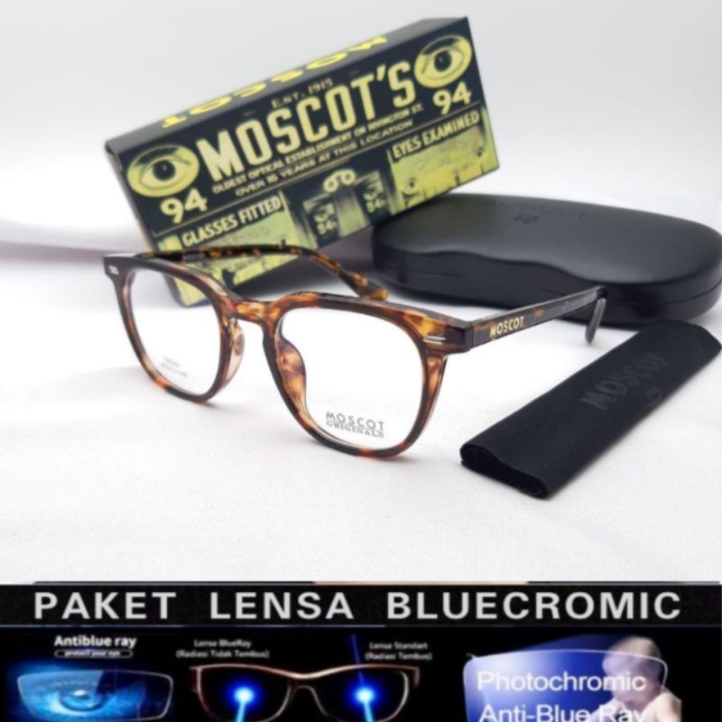 Moscot Glasses Blucromic Lens Package Frame Men Women