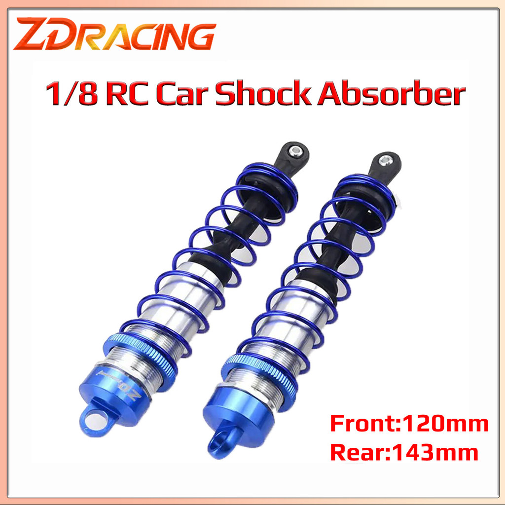 ZD RACING 120 มม.ด้านหน้า & 143 มม.โช้คอัพหลัง Damper Suspension สําหรับ 1/8 JLB HSP EM Racing DHK H