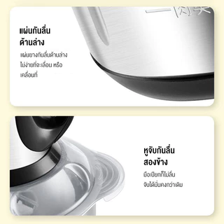 เครื่องบดเนื้อไฟฟ้าความจุ 2-5 ลิตร เครื่องครัวอเนกประสงค์ เครื่องผสม เครื่องบดกระเทียม และเครื่องบดพริก