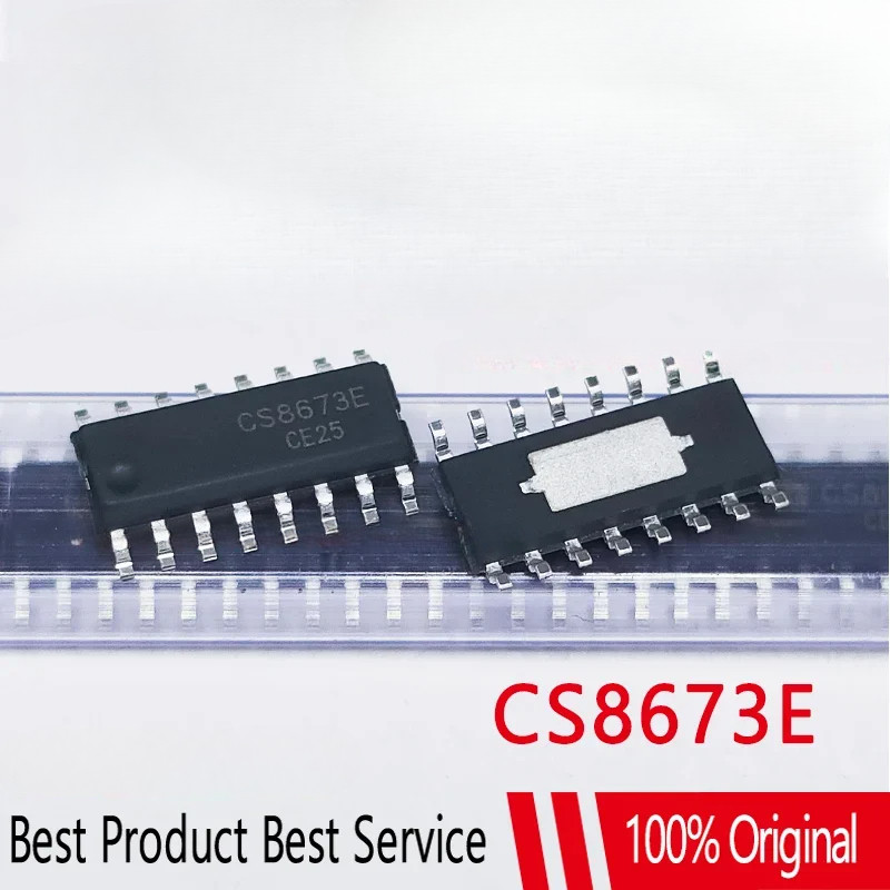10 ชิ้น/ล็อต Original CS8673E CS8673 CS8676E CS8676 SOP-16 การจัดการเครื่องขยายเสียงชิป IC ใหม่และขอ