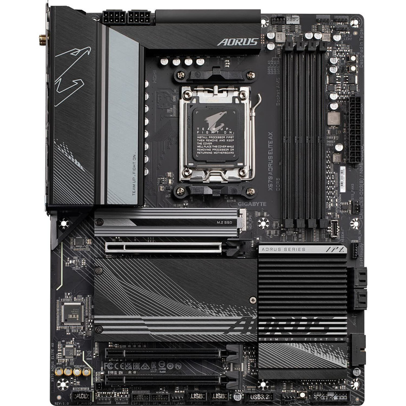 ใหม่ Gigabyte X670 AORUS ELITE AX ATX เมนบอร์ดสําหรับเล่นเกมรองรับ AMD ซ็อกเก็ต AM5 DDR5