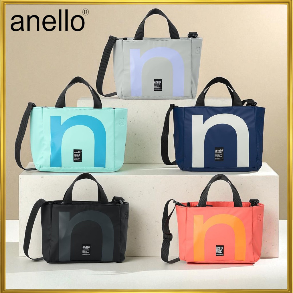 Anello 2Way Mini Tote Bag Over Logo AIS1202