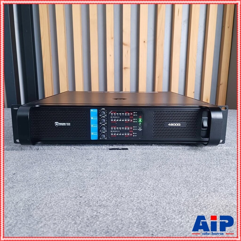 PROEUROTECH 4800Q POWERAMP โปรยูโรเทค ขยาย เพาเวอร์ เครื่องขยายเสียง แอมป์ โปรยูโร เทค Proeuro Tech 