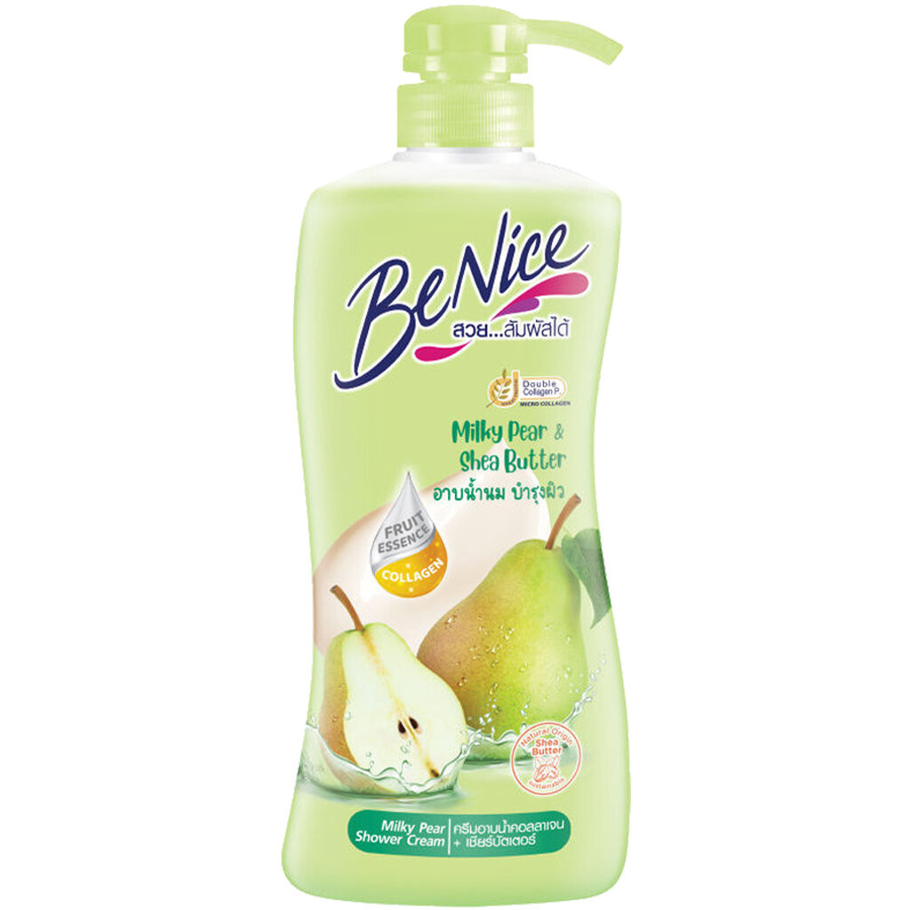 LeeMart ครีมอาบน้ำ บีไนซ์ BeNice 400ML อาบ บีไนท์ ฟรุตตี้ บีไน้ สูตร บีไนส์ สีเขียว ผลไม้ ขนาด 400 มล.