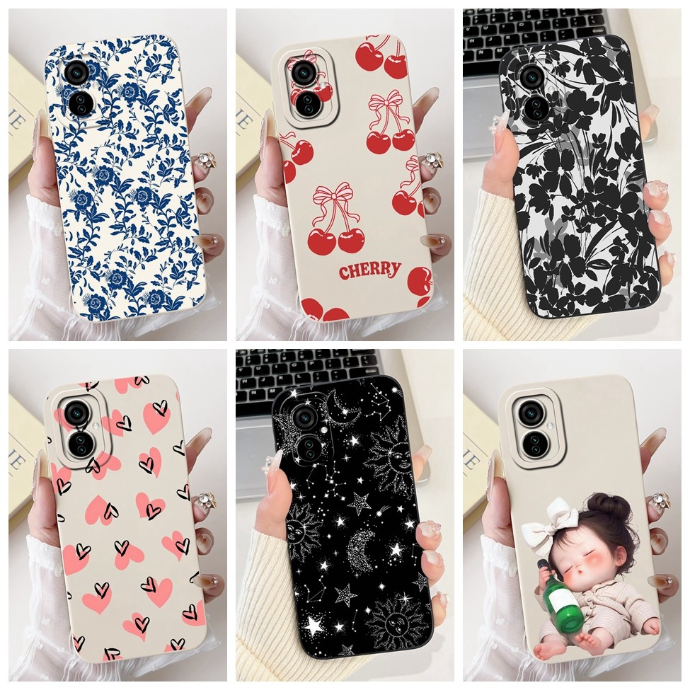 Tecno Spark 9 Pro KH7 KH7n กรณี Tecno Spark 9T KH6 หรูหราแฟชั่นดอกไม้ Kawaii สาวน่ารักแมวกันกระแทกเค