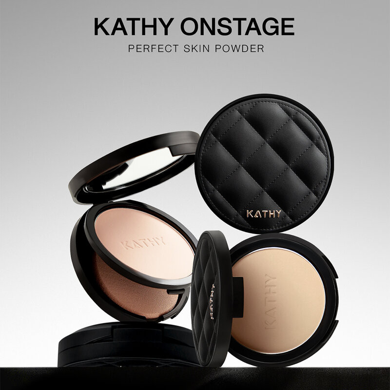 KATHY AMREZ Onstage Perfect Skin Powder 9g เคธี แอมเร็ซ แป้งเนื้อเนียนโมเลกุลเล็กพิเศษ - รูปที่ 5