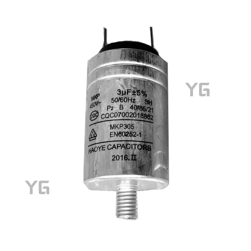 YG dish washer Parts aluminum housing capacitor MKP-3UF 450VAC