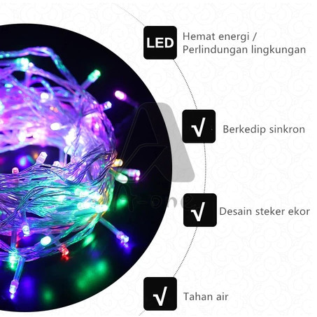 MERAH KekaStore Tumblr ไฟ/สีแดง + สีขาว Rgb ไฟ LED คริสต์มาส/ไฟ Tumblr/Tumblr Led