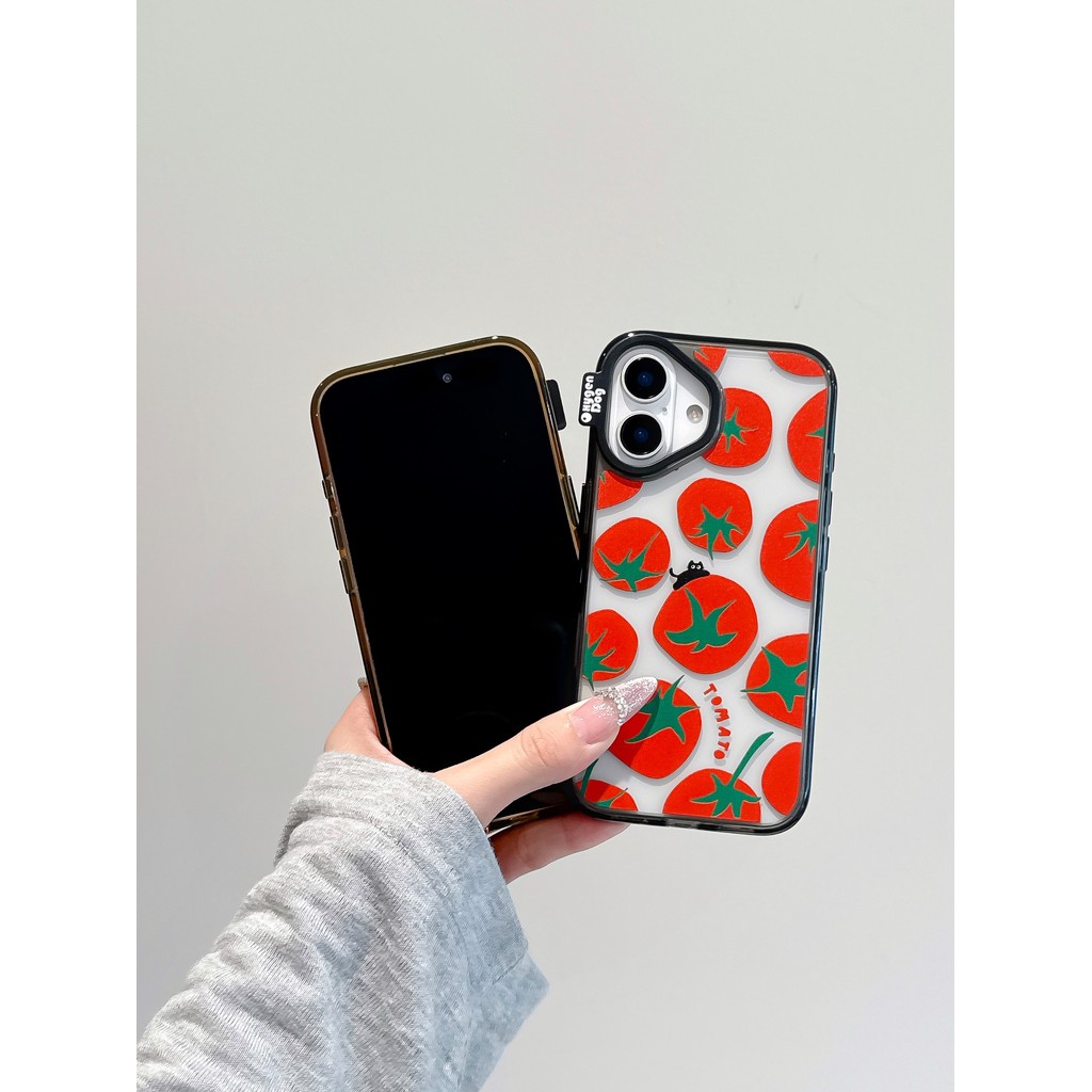 Oxygendog case เคสไอโฟน ลาย หมี มะเขือเทศ For iPhone 17ProMax 17Pro 17 16ProMax 16 15ProMax 15 14 13 รูปที่ 7