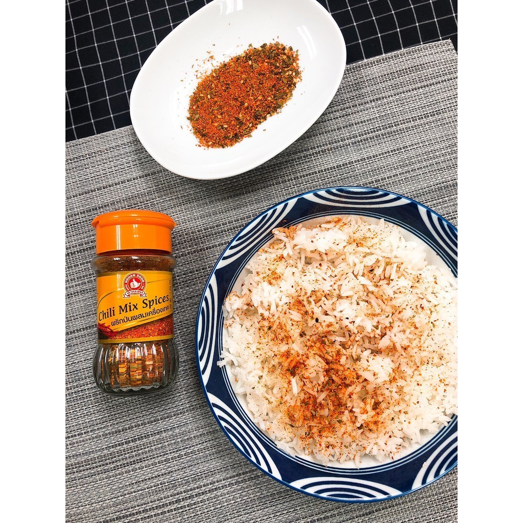 พริกป่นผสมเครื่องเทศ 40 g ง่วนสูน ขวดแก้ว Chili Mix Spices - รูปที่ 4