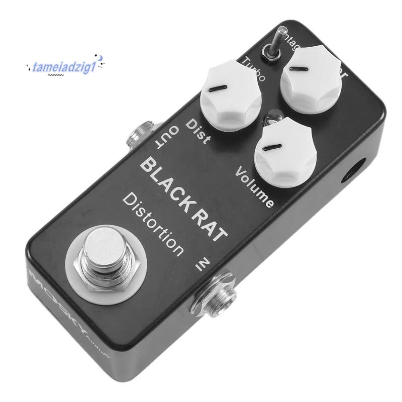 Black RAT Distortion Mini Guitar Effect Pedal