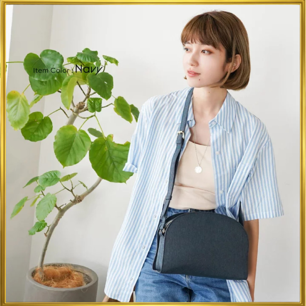 Anello Grande Shoulder Bag PINO GHS1021 NV BK GY