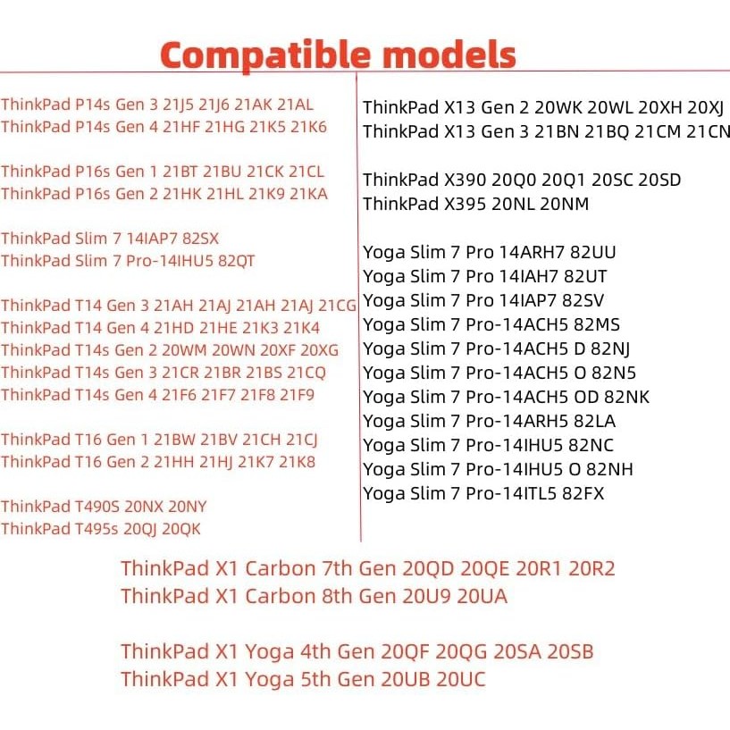 CMOS Battery Cable Replacement สําหรับ Lenovo ThinkPad X390 X395 T490S T495s/ P14s T14 T14s Gen 3 Ge