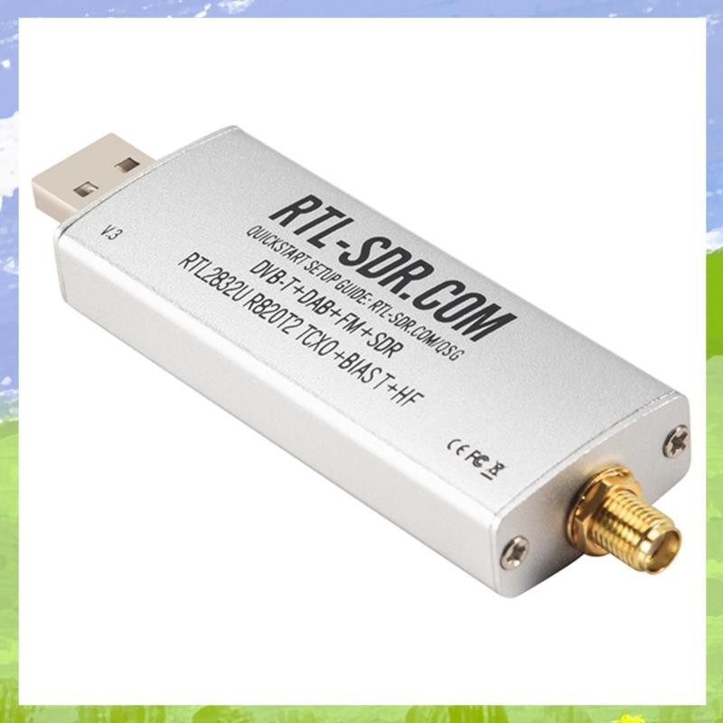 RTL SDR V3 R820T2 RTL2832U 1PPM TCXO SMA RTLSDR ระบบสื่อสาร