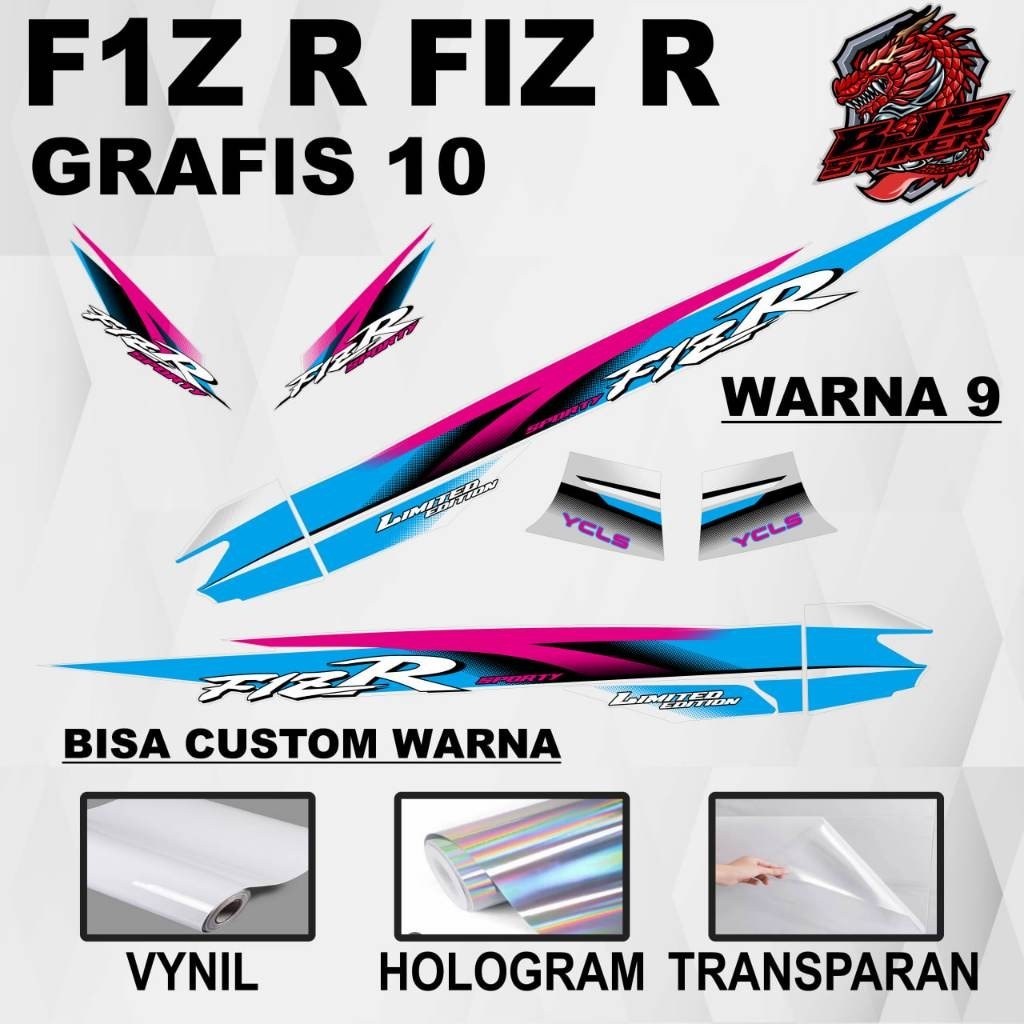 MESIN Yamaha fiz r F1z r FIZ r GRAPHIC 10 สติ๊กเกอร์ - Yamaha fiz r F1z r FIZ r GRAPHIC 10 สติ๊กเกอร