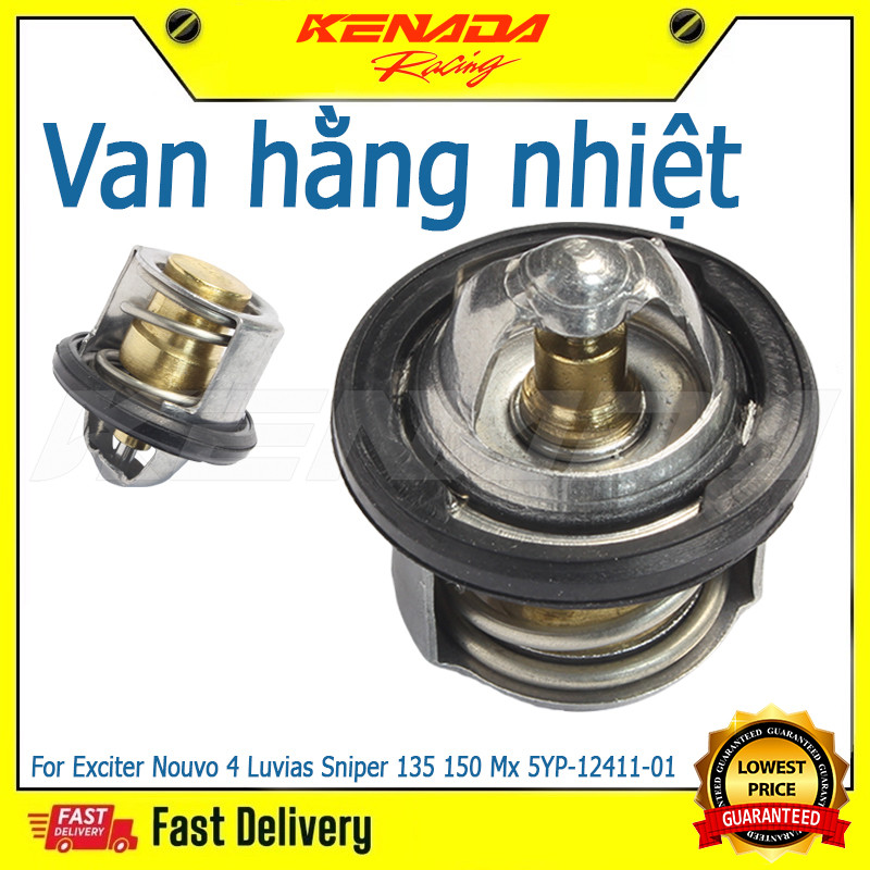 THERMOSTAT สําหรับ Sniper 135 150 Crypton-X 135 MT-125 MT-125 ABS R15 V1 Y V2 Lc135 V1-V8 Fi Y15 Fz 