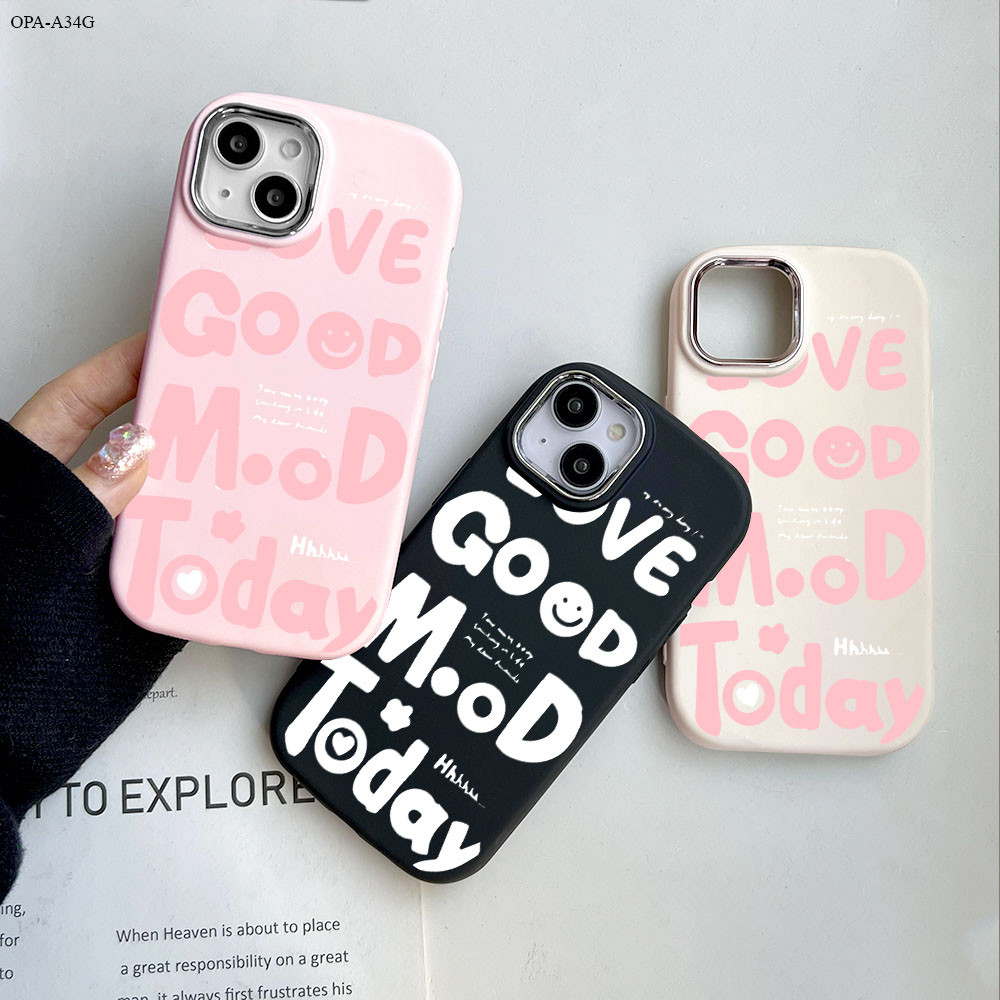 OPPO A3 A3X A60 A79 Reno 5 7Z 12 12F 13 13F Pro 4G 5G เคส เคสออปโป้ สีชมพู สีดำ XPD