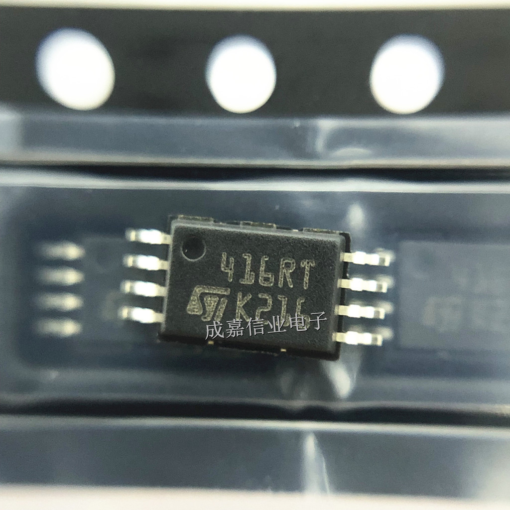 ROM IC 416RT  M24C16-RDW6TP TSSOP-8 : 416RT EEPROM 1.8-5.5V 16K (2Kx8) หน่วยความจำข้อมูลจัดเก็บข้อมู