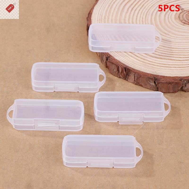 ALIK 5 ชิ้น PC USB แฟลชไดรฟ์กรณีสไตล์ร่วมสมัยกล่องเก็บพร้อมฝาปิดสําหรับ OTG หมุนไดรฟ์ Home Organization ถังเก็บ TH