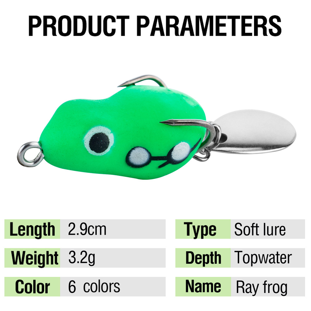 ล่อปลาแบบลอยน้ำ 3D สีสันสดใส 6 สี ขนาด 2.9 ซม. / 3 กรัม ออกแบบมาเพื่อความนุ่มและใช้งานได้นาน เหมาะสำหรับการตกปลาระดับต่างๆ - รูปที่ 5