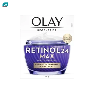 Olay โอเลย์ รีเจนเนอรีส เรตินอล24 แม็กซ์ ไนท์ มอยส์เจอร์ไรเซอร์ 50 กรัม
