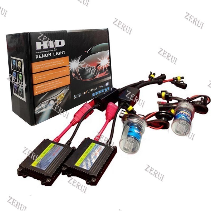 ZR สําหรับหลอดไฟซีนอนไฟหน้ารถ H7 55w 4300k 6000k 8000k 12000k canbus 12v H4-3 hb2 9003 bixenon 88088