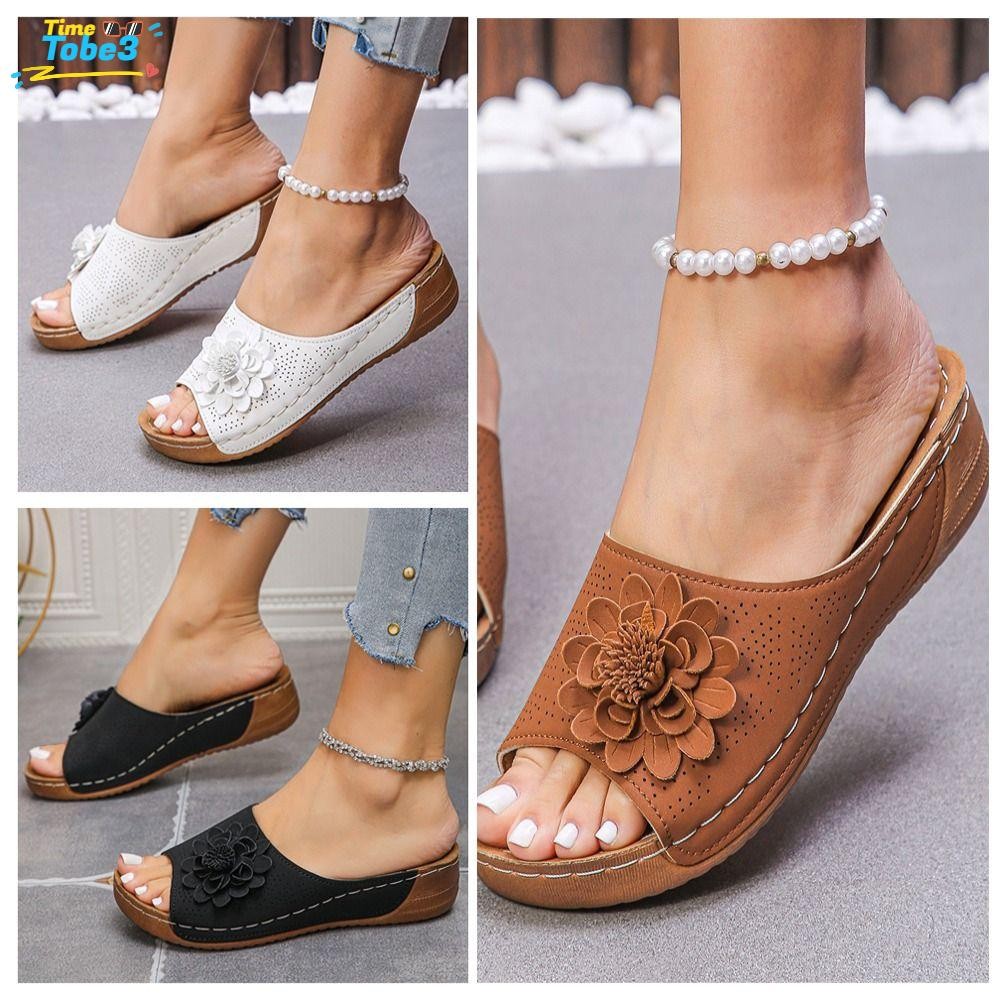 TOBE3 รองเท้าเดินPUแบบลำลอง รองเท้าแตะกันลื่นสำหรับฤดูร้อน