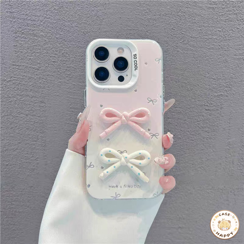 เคสไอโฟน 13 สำหรับ IPhone 15 16 14 11 12 Pro Max 15 7 8 16 Plus XS X XR Max SE 2020 ปกไล่ระดับสีน่ารักฝันหวานโบว์ ราคา ถูกที่สุด ดีลบีเคเค แกลเลอรีภาพที่ 8