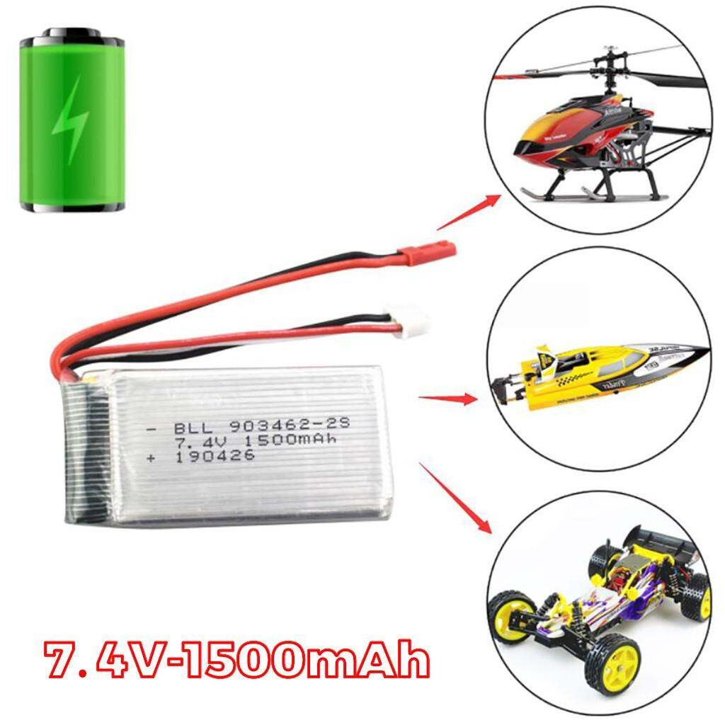 IBeetag WLTOYS V913/L959/WL912 รีโมทคอนโทรลรุ่น 7.4V 1500mAH แบตเตอรี่ลิเธียมอะไหล่
