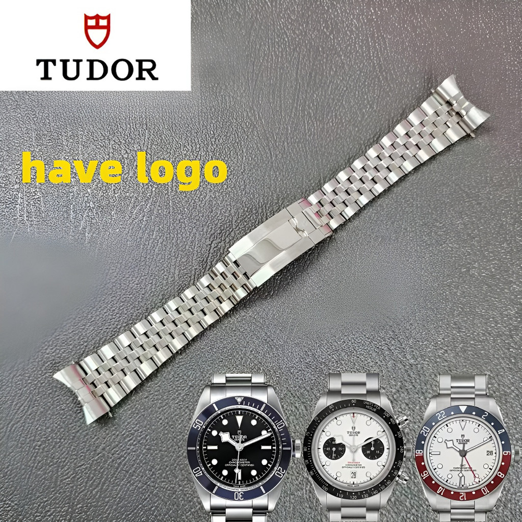 สร้อยข้อมือ Tudor Black Bay 58 Jubilee 22 มม. - สายนาฬิกาสแตนเลสเข้ากันได้กับ BB58 1958/ดอกไม้สีแดง/