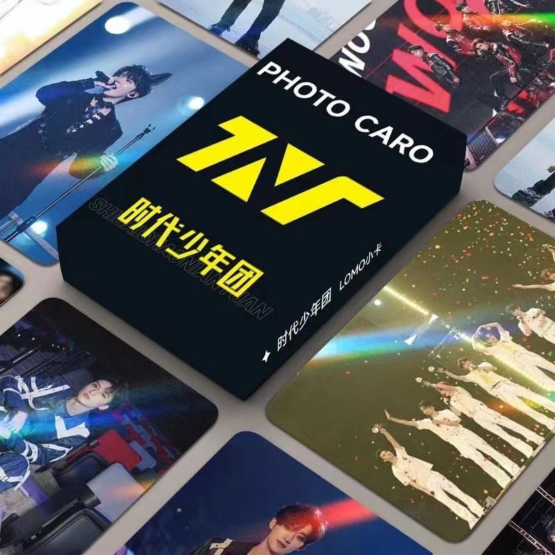 T TNT Times Youth League Stars 55 High Face LOMO การ์ดอัลบั้มรูป Idol สนับสนุนการ์ดภาพ 55 High Face 