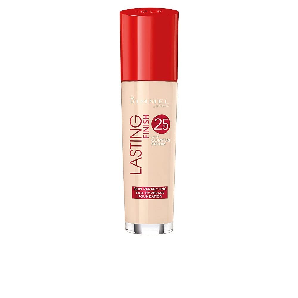 Rimmel Lasting Finish Foundation 100 Ivory Light Pink Ocher 30mL Ivory (ochre อมชมพูเล็กน้อย)
