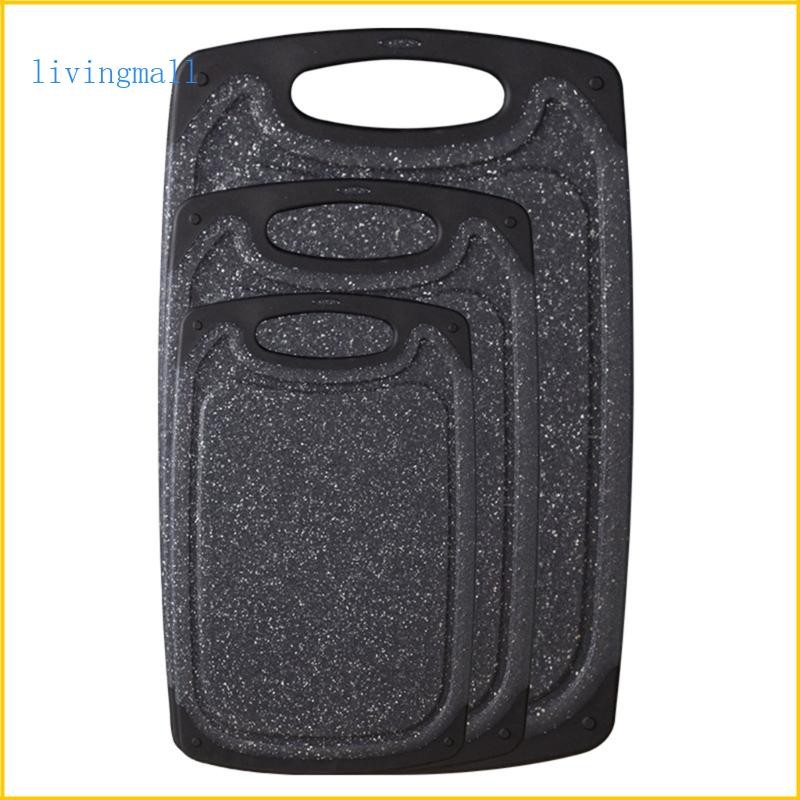 3PCS Marble Design Nonslip Cutting Board Set Kitchen Cutting Mats for Vegetable