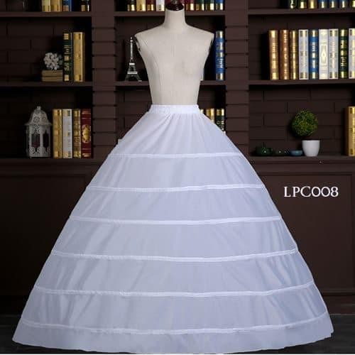 Petticoat Wedding Developer Dress Ball Gown 6 แหวน LPC008