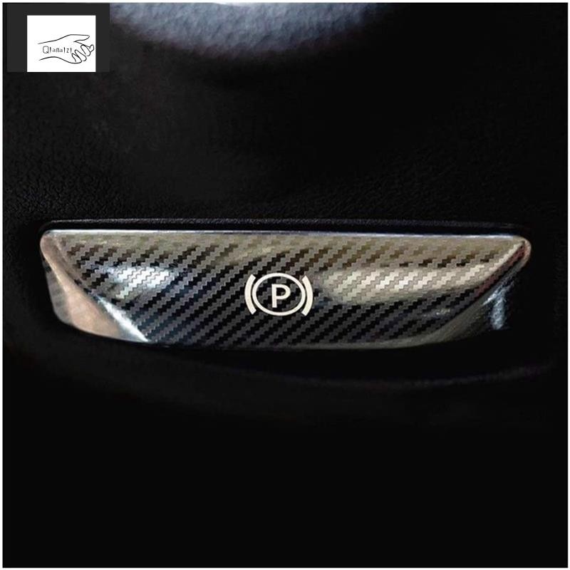 [qianaizi]สติ๊กเกอร์ตกแต่งสวิตช์ปล่อยเบรกเท้าปุ่ม P รถยนต์สําหรับ E Class W212 C Class W204 Carbon L
