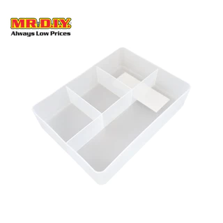 MR.D.I.Y. กล่องจัดระเบียบอเนกประสงค์ 4 ช่อง ขนาด 17 X 23 X 5.5 ซม.