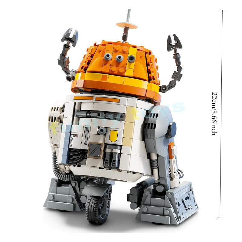 75416 Chopper (C1-10P) Building Blocks Ahsoka Featuring Lovable Astromech Droid ของเล่นของขวัญสําหรั