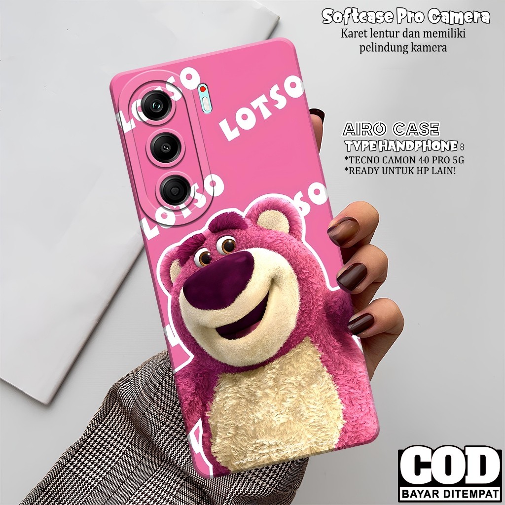 เคส HP TECNO CAMON 40 PRO 5G 2025 - TECNO CAMON 40 PRO 5G Softcase - เคสแฟชั่นการ์ตูน - CAMON 40 PRO