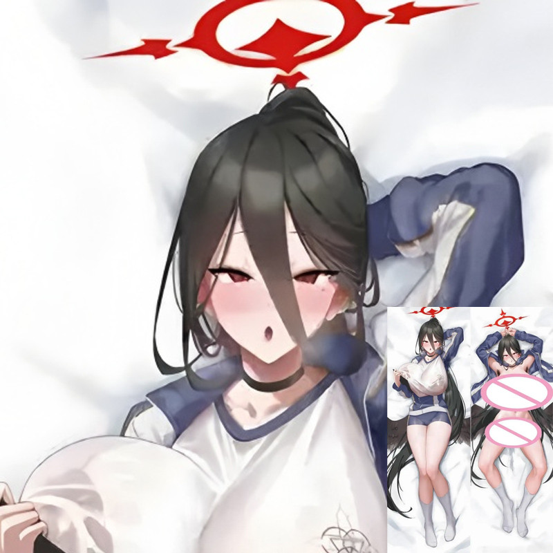 ใหม่ Original อะนิเมะคอสเพลย์ Otaku เบาะผ้าปูที่นอน Blue Archive Hanekawa Hasumi Dakimakura Hing หมอน ราคา ถูกที่สุด ดีลบีเคเค