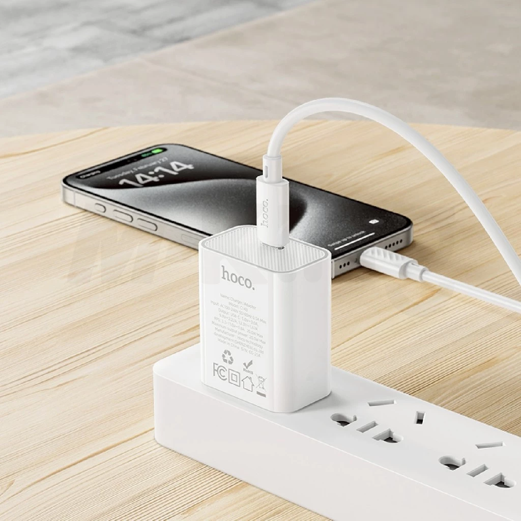 หัวชาร์จ Hoco C143 Type-C Fast Charger thumbnail 6