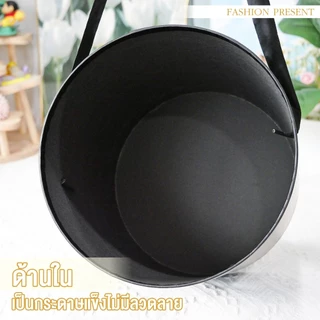 Fairy kids ถังดอกไม้ มีเชือกริบบิ้น ใส่ดอกไม้/จัดดอกไม้/กล่องใส่ของ 3 ใบ 3 ขนาด FSB0013