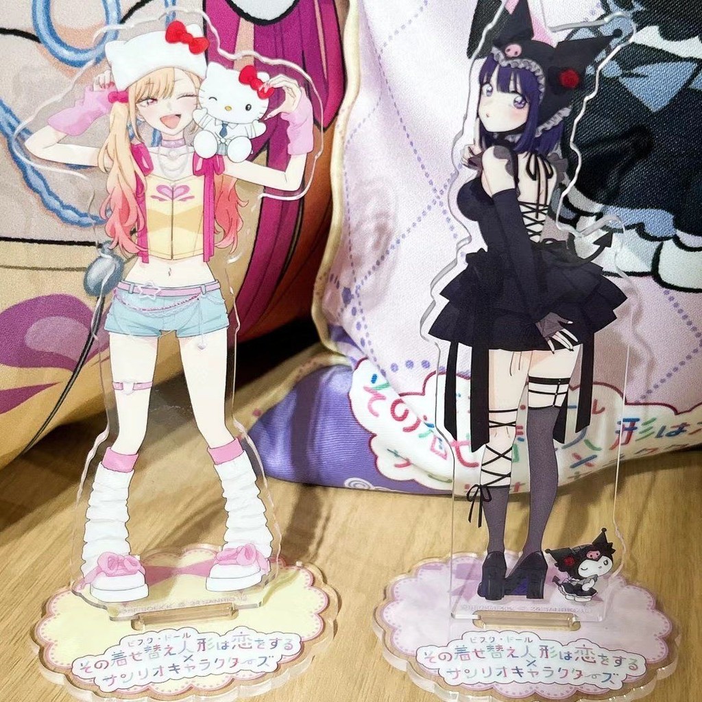 My Dress Up Darling อะคริลิค Kitagawa Marin รูป Kuroe Shizuku Standee จอแสดงผลอะนิเมะสินค้าคอลเลกชันตกแต่งโต๊ะเครื่องประดับ