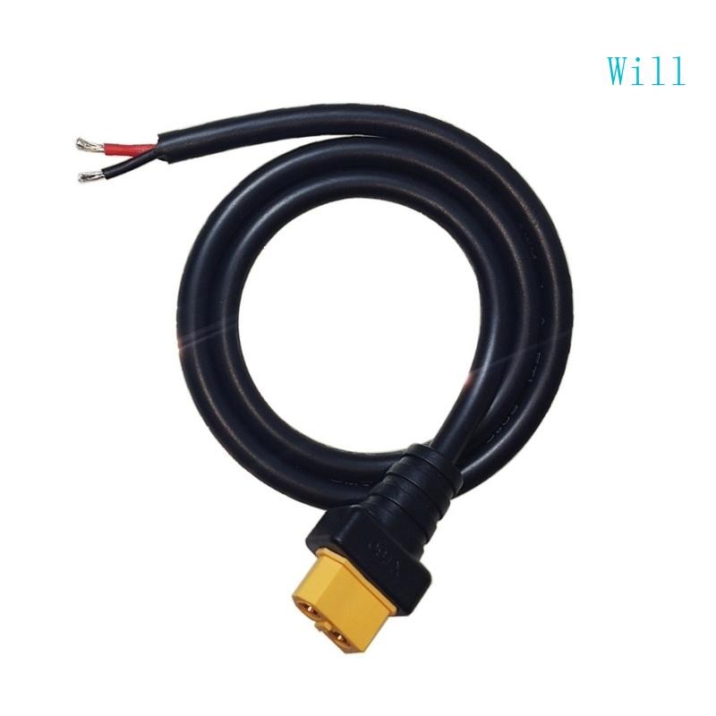 จะ xt60 หญิง xt60 สายเชื่อมต่อสําหรับระยะไกลพลังงานแสงอาทิตย์แบบพกพา