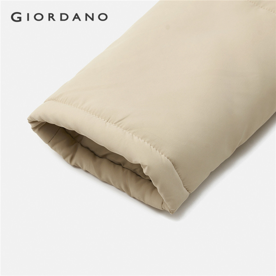 GIORDANO جاكيت نسائي مبطن بقبعة وسحاب — صورة 8